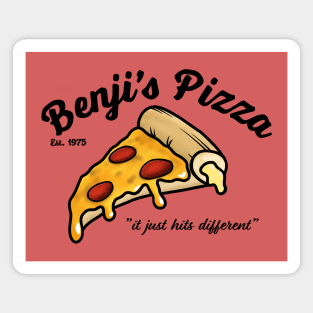 Vintage Retro Pizza Place Magnet